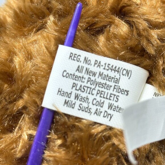 Floppy-Eared Brown Plush Dog Toy Tongue Out Chelsea Teddy Bear 10 Inch READ - Picture 9 of 11